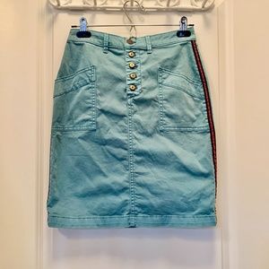 Pilcro and the Letterpress Chino Pencil Skirt